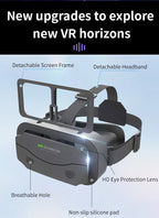 VR Brille Virtual Reality Headset Viar Geräte Helm 3D Linsen Smart Goggles Für Smartphones Telefon Mobile Gogle Spiel Zubehör