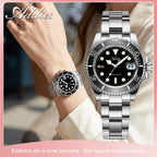 ADDIES Luxus Damenarmbanduhren Elegant Klassische 36mm Business Damenuhr BGW9 Leuchtend Wasserdicht Edelstahl Quarz Damenuhren