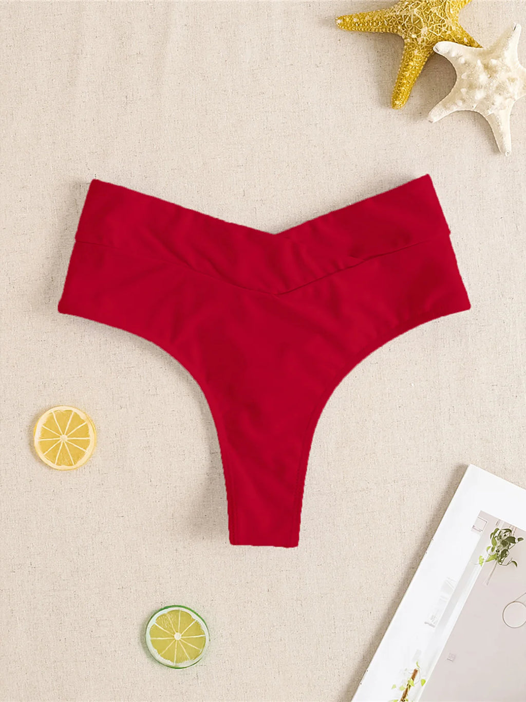S - XL High Waist High Leg Cut Bikinihose Damen Bademode Weibliche Bademode Brasilianische Tanga Höschen Unterwäsche K7095