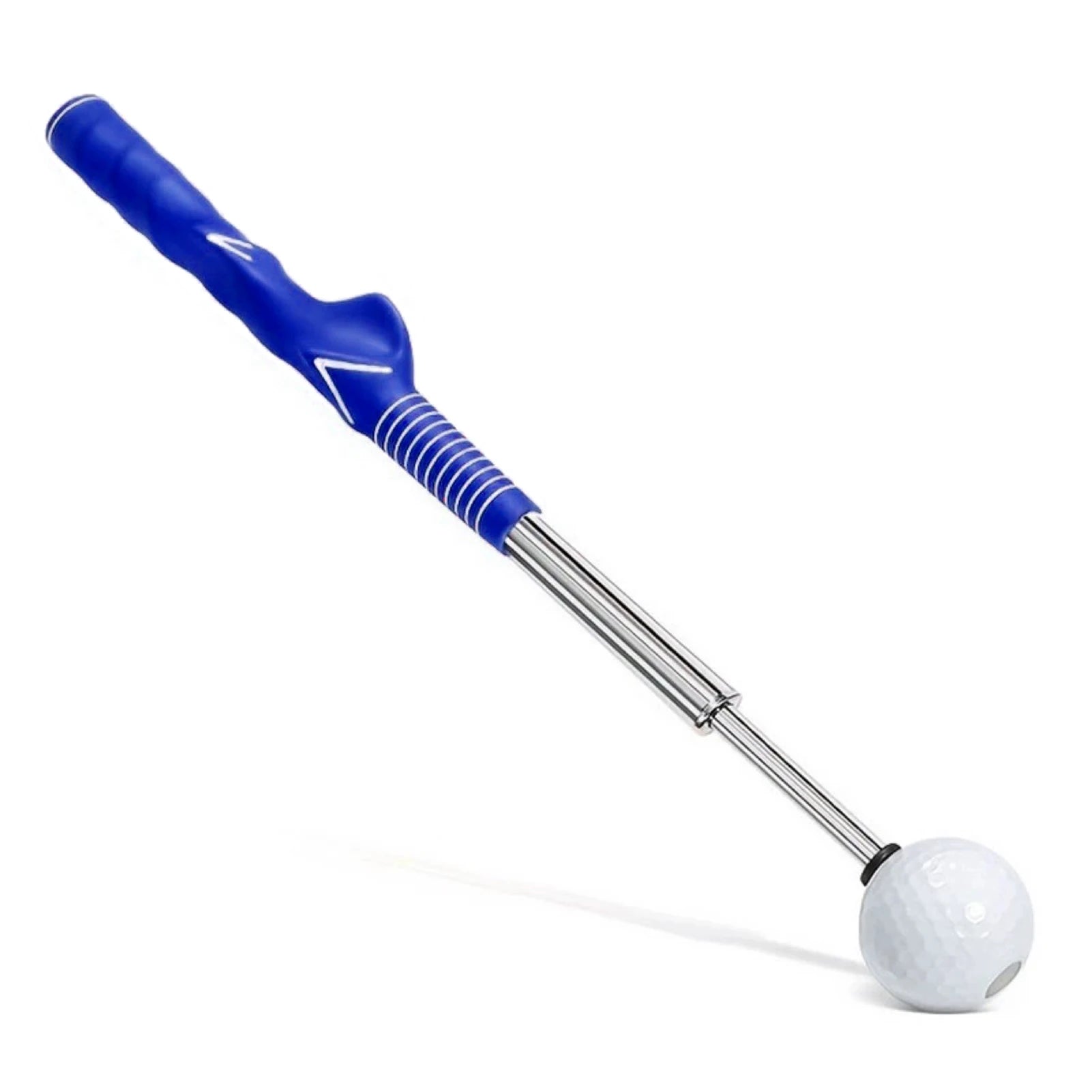 Einziehbarer Golfschwung-Trainingshelfer Rhythmus-Klick-Sound Golfgriff-Trainer-Aufsatz für das Indoor-Training Golfzubehör