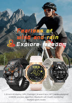 T-Rex 3 Ultra Militärische GPS-Smartwatch 10ATM Wasserdicht Kompass Höhenmesser Barometer AMOLED Herren HD Anruf Sport-Smartwatch
