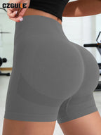 CZGUKE Damen-Outdoor-Sporthorts, Fitnesshose, Gym-Aufwärmhose, Yogahose, hochwertige, enge Jogging-Shorts und Radhose