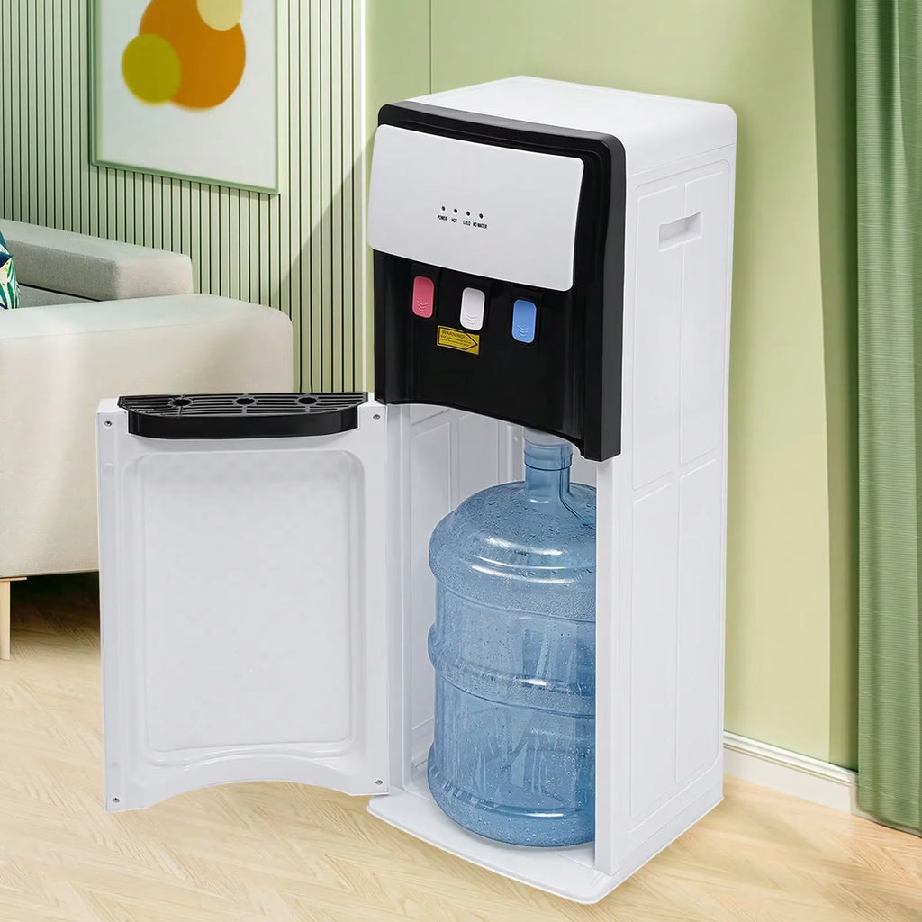 Elektrischer Warm- und Kaltwasserspender, vielseitiger stehender Wasserspender mit unterer Beladung für Zuhause und Büro, 110V US/220V EU