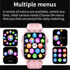 Elektronische Smartwatch BT-Anruf Herzfrequenzmesser Smartwatch Fitness Tracker Wasserdichte Sportuhren für Männer Frauen Android 2026