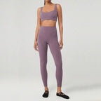 Nahtloses High-Waist Butt Lift Activewear Set Damen Sport Laufen Fitnessstudio Workout Sport Set Damen