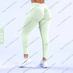 Damen High Waist Nahtlose Yoga Leggings Bauchkontrolle Po-Lifting Workout Hose Weiche Athletic Leggings für Fitnessstudio Fitness Laufen