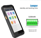 Handheld 125kHz-134,2kHz RFID Tierohrmarkenleser Android PDAs Scanner für Rinder-/Ziegenmilchviehbetriebe und Viehbestandsdatenmanagement