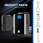CAWOLO Alkalischer Wasserionisator PH-Wassergerät Alkalischer Wasserspender 11 Platten Platinbeschichtung Alkalischer Wasserionisierer