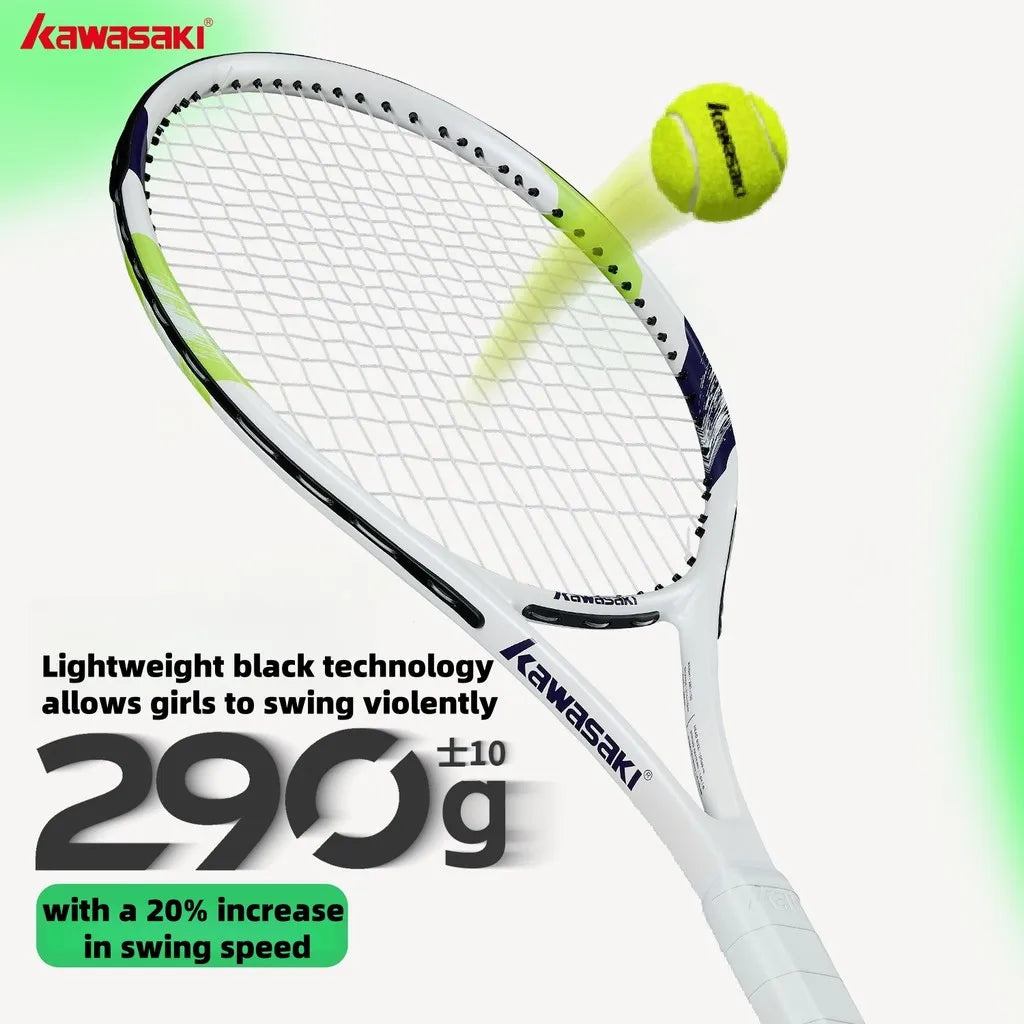 Kawasaki Light Tennisschläger Set Carbon-Composite Schlägerset KD1&PD1 Anfänger Professionelles Schläger Set für Damen und Herren Training Hauptbild