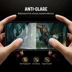 3-5-teiliges Set aus matter Displayschutzfolie aus gehärtetem Glas für iPhone 17, 16e, 16, 15, 14, 13, 12, 11 Pro Max, XS, XR, Sichtschutz, mattiert, Blendschutz
