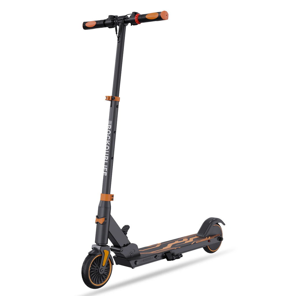 RCB R15 Elektroroller für Kinder 8-16 Jahre, 8 kg, faltbar, doppeltes Bremssystem, maximale Reichweite 16 km