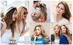 8 Stück Clip In Echthaar Extensions 100% Echthaar Clip In Natürliche Haarverlängerungen Glatte Haarteile 14-26 Zoll Remy Haar