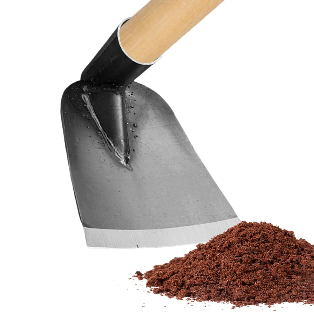 Gartenhacke Manganstahl Gartenhacke zum Jäten Hochleistungs-Handwerkzeuge Ersatzteile Grabkultivator zum Lockern von Land