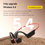 OnePlus Knochenschall-Headset Sportkopfhörer IPX8 wasserdicht Bluetooth 5.4 kabellose Kopfhörer Freisprechfunktion mit Mikrofon für Sport