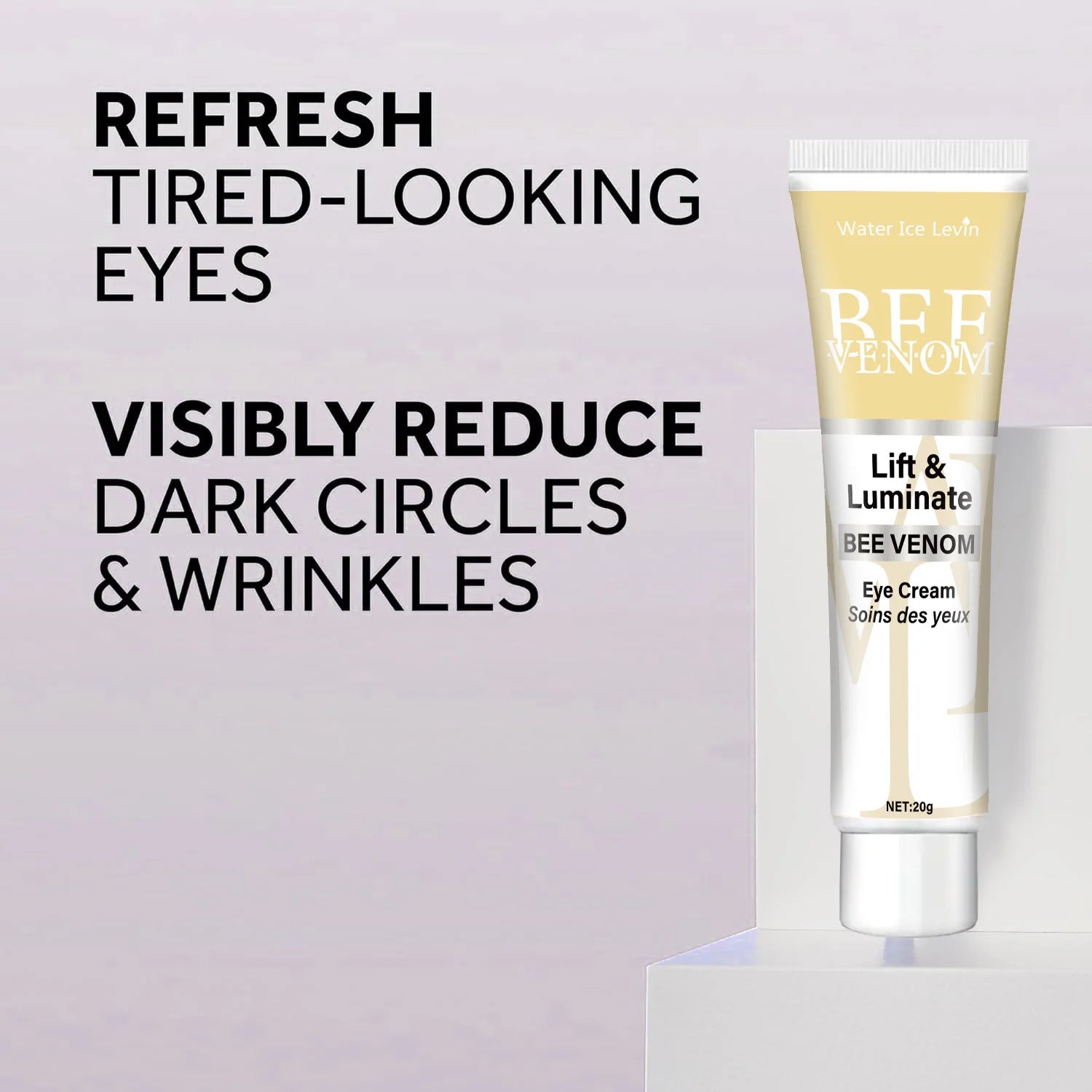 20 Grams of Hose Bee Venom Eye Cream, Eye Care, Suitable for Facial and Lip Circumference Around the Eyes, Moisturizing the Eyes, Stable the Status of the Eyes, and Clear Eyes
