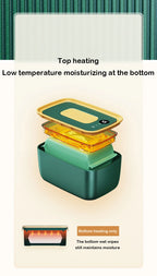 DMWD Electric Baby Wet Tissue Dispenser Paper Case Napkin Heating Storage Box Warmer Temperature Control Thermostat Wipes Heater