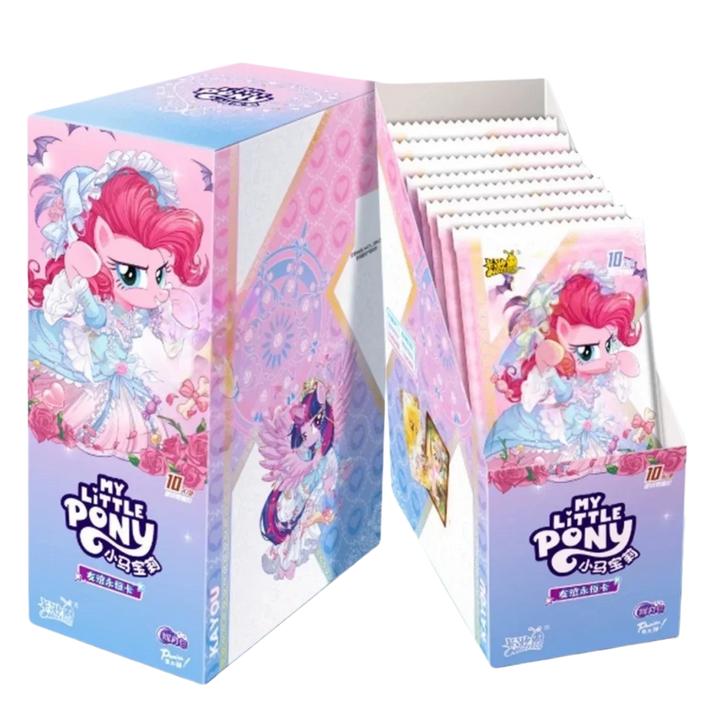 KAYOU Genuine My Little Pony Karte Freundschaft für immer Karten Star Pack Wunderschöne vergoldete Prinzessinnenkarten Sammelkarten Spielzeug Geschenke