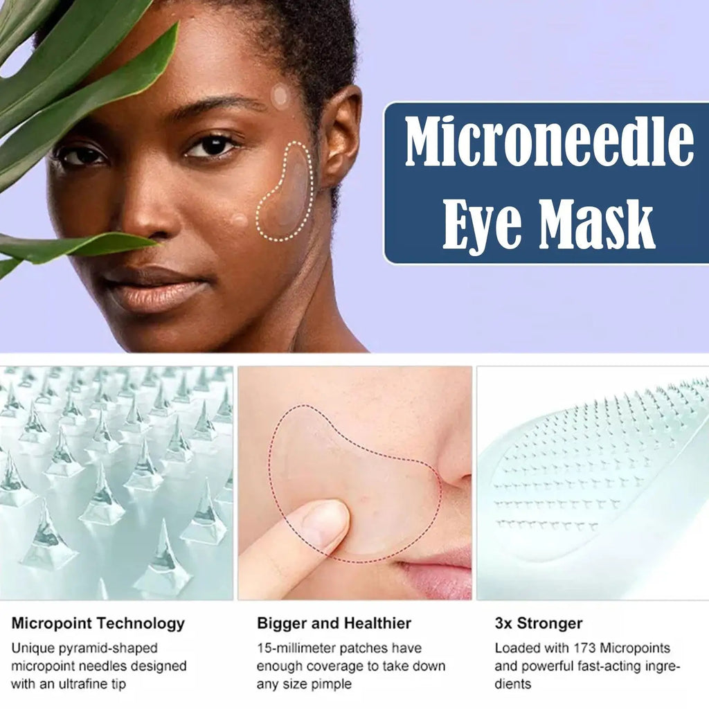 5/10/30 STÜCK Microneedle Augenpads Maske Koreanische Hautpflege Hyaluronsäure gegen Faltenbildung Alterung Augenringe Augenmaske Feuchtigkeitsspendend