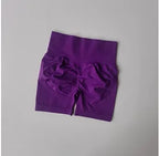Peach Hip Lifting Sports Shorts Women High Waist and Waist Tightening Slimming Running Hip Speed Drying Three Point Tight Pants