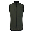 YKYWBIKE Herren Radsport Gelit Thermo-Fleece Fahrrad Windjacke Ärmellose Weste Winddicht Wasserdicht Radfahren