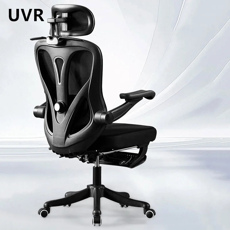 UVR Hochwertiger Bürostuhl, bequem, verstellbar, Chefsessel mit Netzrückenlehne, ergonomisches Design, Möbel, Gaming-Computerstuhl Hauptbild