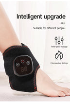 Elektrisches Wärme- und Vibrations-Knöchel-Handgelenk-Massagegerät, Heißkompressen-Therapie, Knöchelmassage, beheizte Bandage, Stützorthese, Fußschutz