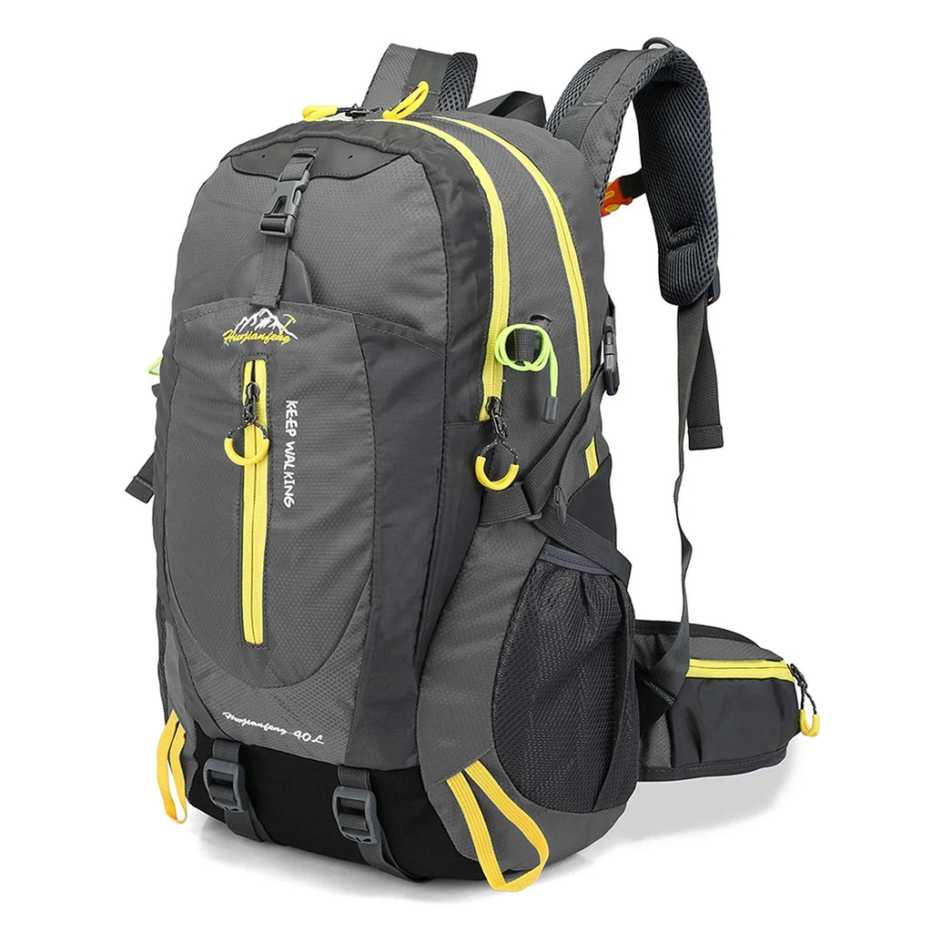 40L Wasserabweisender Reise-Rucksack Camping Wander Laptop Daypack Trekking Klettern Rucksäcke für Herren Damen Wanderausrüstung