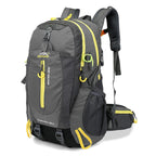 40L Wasserabweisender Reise-Rucksack Camping Wander Laptop Daypack Trekking Klettern Rucksäcke für Herren Damen Wanderausrüstung