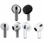 3 Pair Silicone Eartips For Apple AirPods 4 Replacement Ultra Thin Rubber Earbuds Ear Tips For Airpod 4 Anti-Slip Earphone Cover
