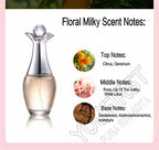 Marken-Geschenkbox 4-teiliges Set Parfüm Damen Parfum Femme 100ml Frischer natürlicher Blumenduft Spray Feminino Parfums De Mujer Originales