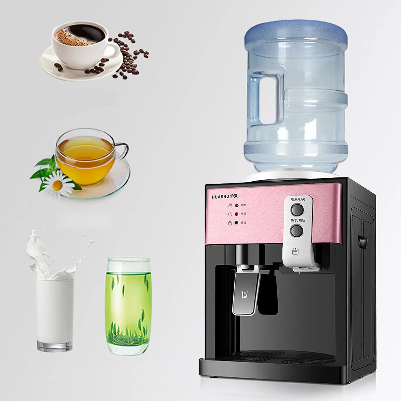 Elektrischer Wasserspender 550W Heiß Kalt für 5 bis 18L Wasserspender Top-Loading Heiß- und Kaltwasserspender Büro Zuhause Hauptbild
