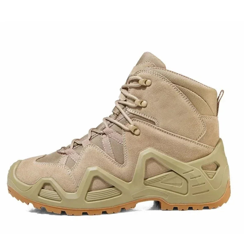 Herren Freizeit Jagd Stiefeletten Outdoor Taktische Wanderschuhe Herren Stiefel Jagd Arbeitsstiefel für Motorradschuhe Militärstiefel