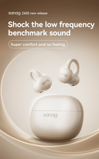 Sanag Z60S Ohrclip-Kopfhörer OWS HiFi-Sound Open-Ear-Ohrhörer Audífonos Bluetooth Kabellose Kopfhörer Flash-Sale Headset