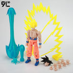 9L3D Gedruckte Dragon Ball Son Goku Vegeta Beerus Frieza Anime Lucky13 Dummy13 Titan13 Actionfiguren Mehrgelenkige Bewegliche Spielzeuge
