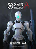 SHEIK MAINLAND 3MIN PROJECT A 3.75 Zoll super bewegliche humanoide Körper starke Attacke Alien Figur Bausatz Modell Spielzeug Sammlung Geschenk