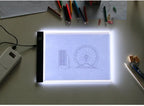 LED Leuchtpad Kopiertisch Transparentes Schreib- und Zeichenbrett Ideal für Künstler und Studenten Anime-Kunst Replizierung Zeichentool