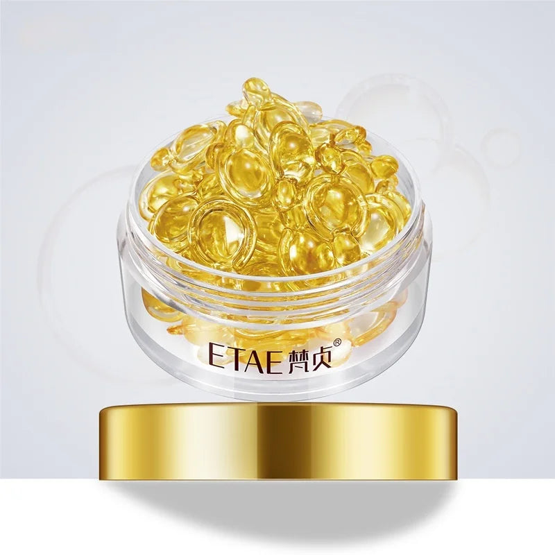 0,25g*30 Kapseln Augen-Essenz, enthält Plazenta-Extrakt, Hefe-Extrakt, Vitamin E und andere Inhaltsstoffe, spendet der Haut um die Augen Feuchtigkeit und Hydration, verbessert ihr Aussehen und ihre Festigkeit, alkoholfrei, zur täglichen Anwendung