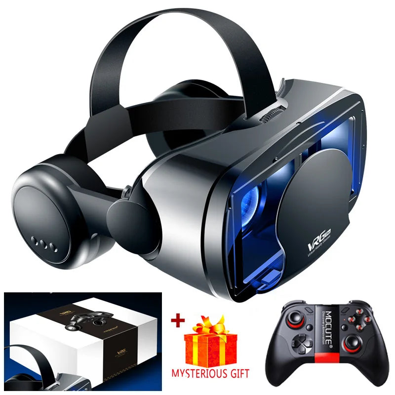 Virtual Reality 3D VR Headset Smart Glasses Helm für Smartphones Handy Mobile 7 Zoll Linsen Fernglas Brille Geräte