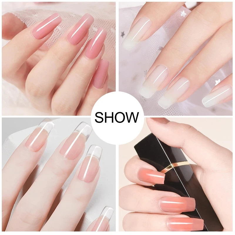 Nagelgellack-Kit mit LED-Nagellampe Semi-Permanent 27 Farben Soak Off Base & Top Coat Nagellack Maniküre-Set für Nagelstudio-Kit