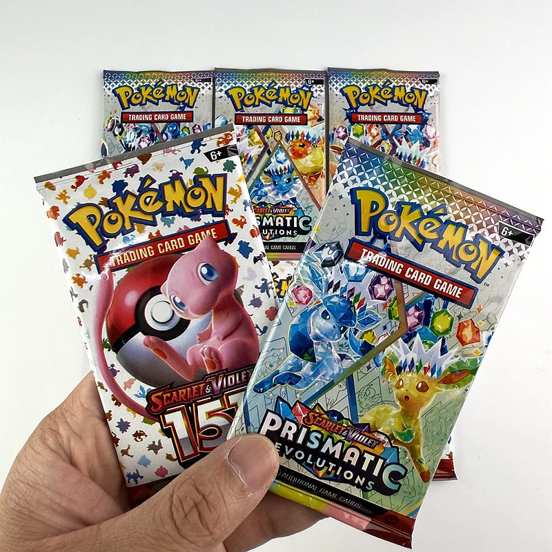 10/20 Stück Pokémon-Karte Prismatic 151 Evolutions Englische Booster Battle Pokémon-Kartenspiel Sammelkarten