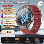2026 Neue Smartwatch für Pflegeberufe mit EKG+PPG Gesundheitsanalyse Blutdruck Lipide Harnsäure Drahtlose HD-Anruf Smartwatch Herren Damen
