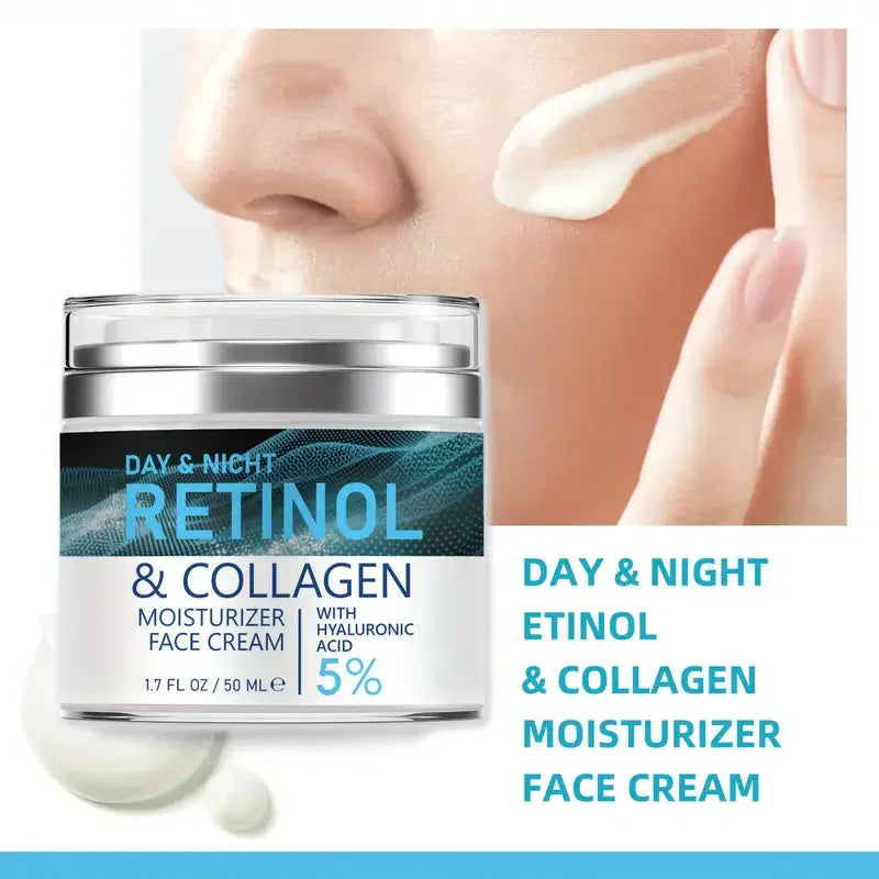 ENVISHA Retinol-Kollagen-Creme Gesichtspflege Anti-Aging-Falten Tiefenhydratation Feuchtigkeitsspendende Hautgesundheit Aufhellende Exfoliation
