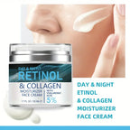 ENVISHA Retinol-Kollagen-Creme Gesichtspflege Anti-Aging-Falten Tiefenhydratation Feuchtigkeitsspendende Hautgesundheit Aufhellende Exfoliation