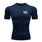 Neues Kompressions-Lauf-T-Shirt für Herren, Kurzarm, Fitnessstudio, Training, Sportbekleidung ZY00139