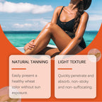 Selbstbräunungslotion Sommeranhaltende Körperbräunungsbeschleuniger Intensive Bräunung Natürlicher Glanz Reparatur Solarium Selbstbräuner Creme