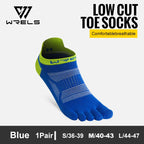 WRELS Zehensocken Laufsocken für Herren Damen Atmungsaktive Fünf-Finger-Socken Hochleistungs-Sport-Fünf-Zehen-Socken
