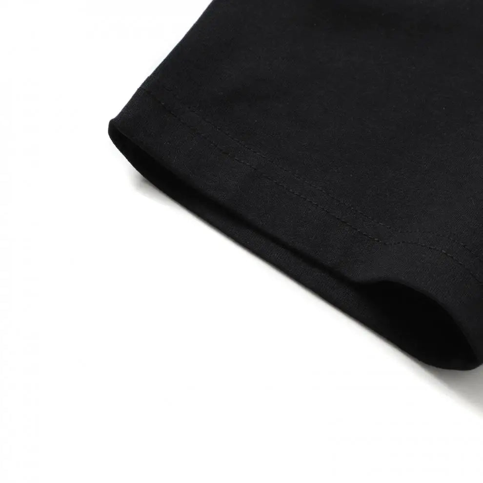 Hochwertiges weißes T-Shirt mit Arch-Print, Kurzarm, lässiger Rundhals, Sommer, Grafikmuster, lockere Passform für Männer und Frauen