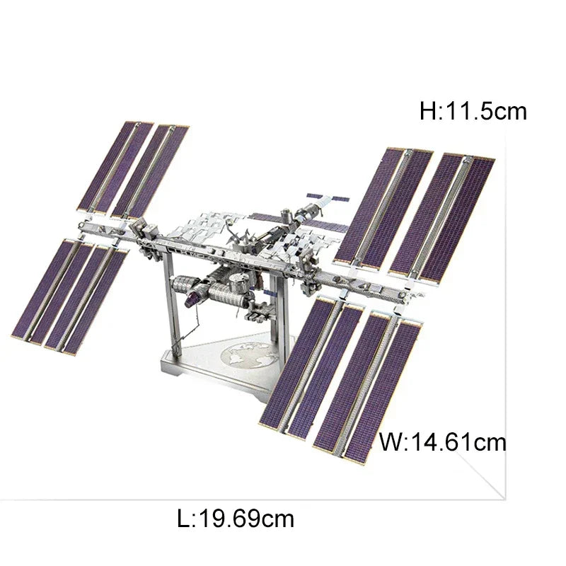 Weltraumforschung 3D Metallpuzzle Shuttle Hubble Weltraumteleskop Mars-Rover Modell Spielzeug für Kinder Kreatives Puzzle Geschenk Spielzeug