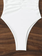 Neckholder-Badeanzug Damen Einteiler Bademode Damen 2026 Trend V-Ausschnitt Strandmode Weiblich Monokini Sommer Bodysuit