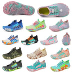 Men Women Water shoes Upstream Wading Swimming Barefoot Five Fingers Aqua Shoes Colorful Beach Seaside Light Unisex Sneakers New